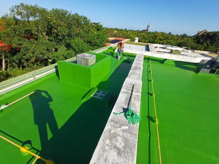 Proyecto AEPSA de impermeabilización con poliuretano acrílico (obra 095)