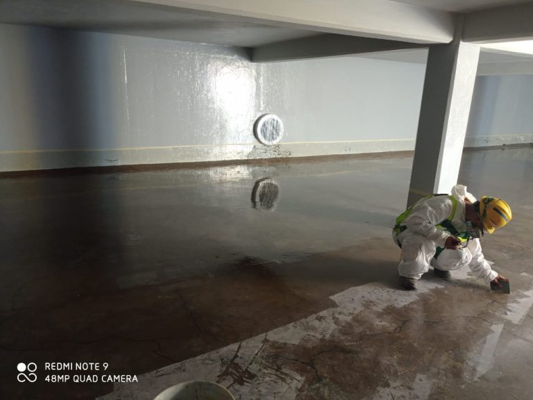 Proyecto AEPSA de recubrimiento con poliurea (obra 361)